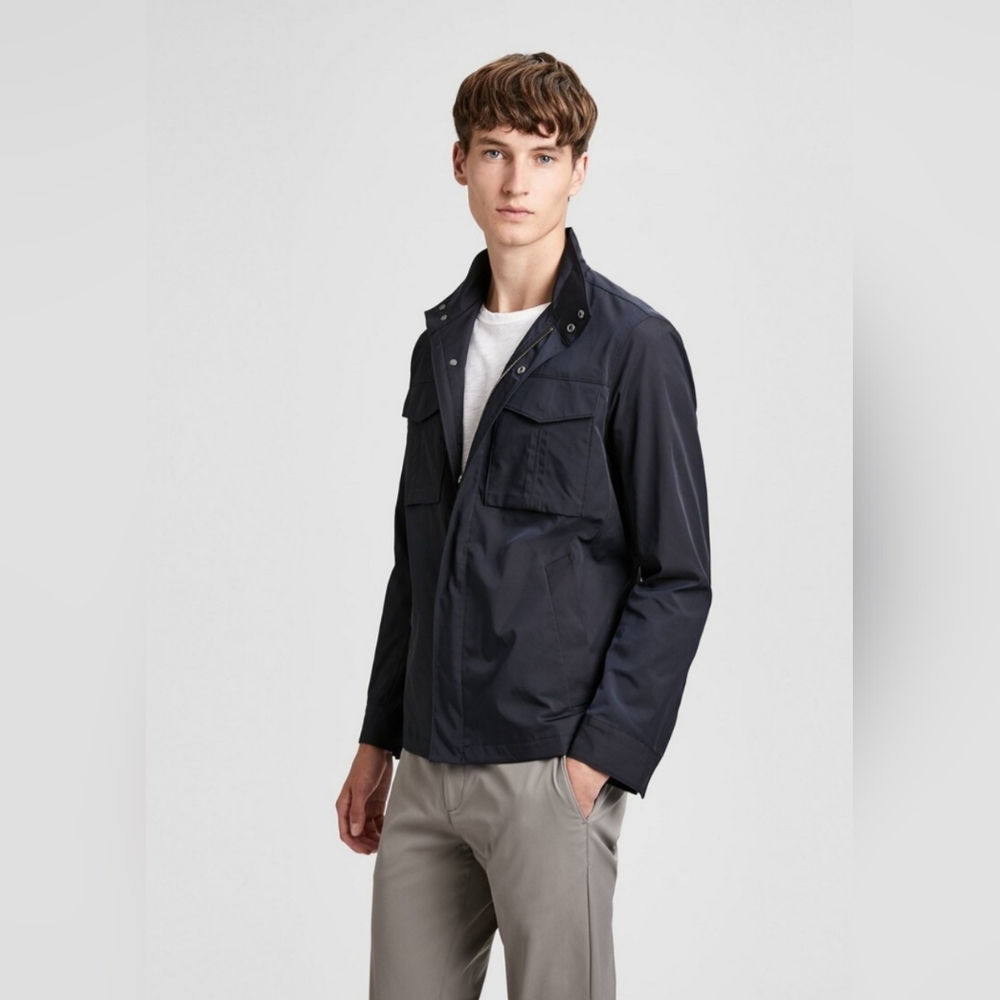 Theory Yost N Ink Sport Canvas Jacket/ Field Jacket/ Windbreaker